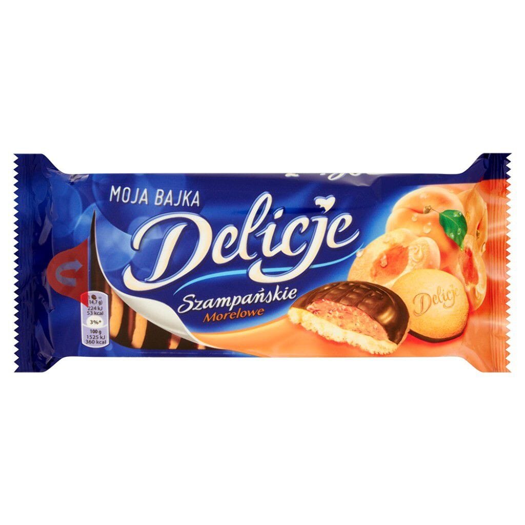 Buy Delicje Szampanskie apricot jaffa cakes 147g