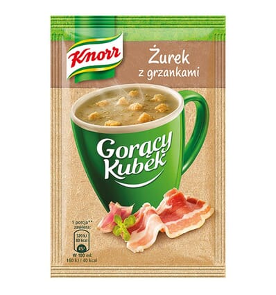 Gorący Kubek Żurek z grzankami Knorr 17g