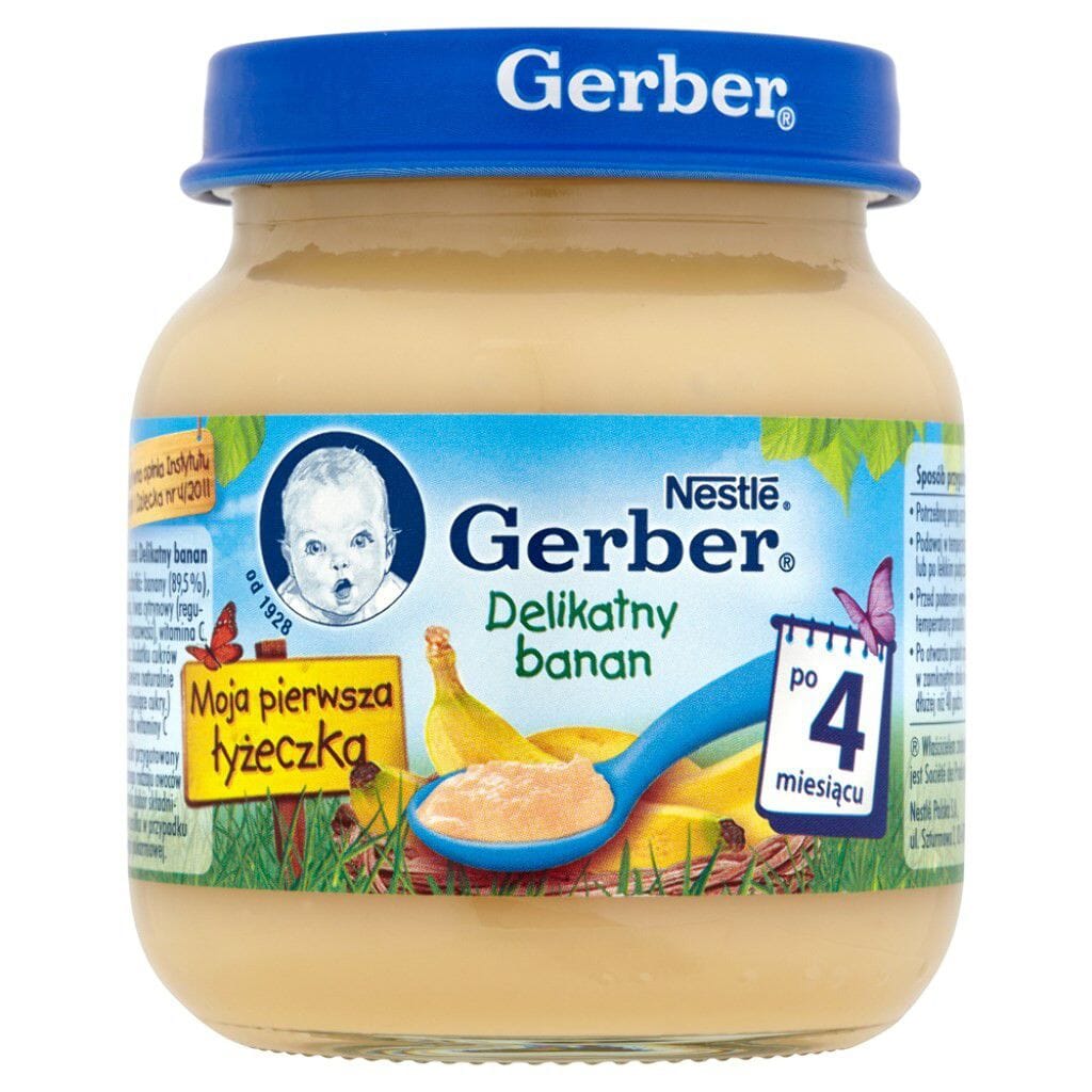 gerber for 4 months old baby