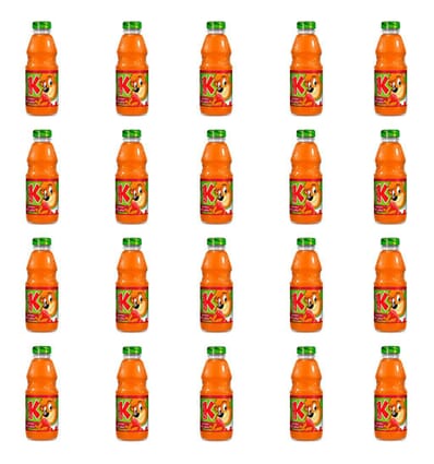 20x Carrot-apple-raspberry juice Kubus 300ml