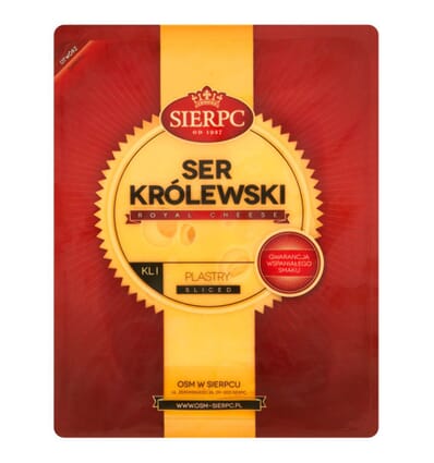 Sierpc Käse Krolewski 135g in Scheiben