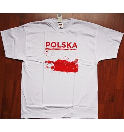 Polska - koszulka "Polska" biała XXL