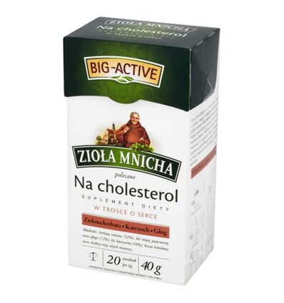 Ziola Mnicha herbal tea for cholesterol regulation 20 bags