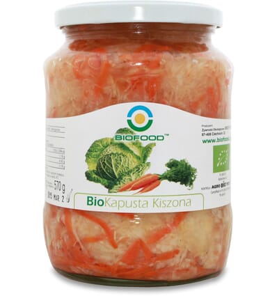 Biofood ökologisches Sauerkraut 700/570g