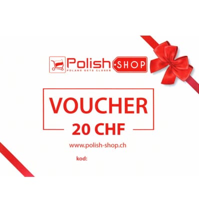 Voucher/bon Polish Shop - 20 CHF