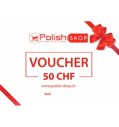 Voucher/bon Polish Shop - 50 CHF