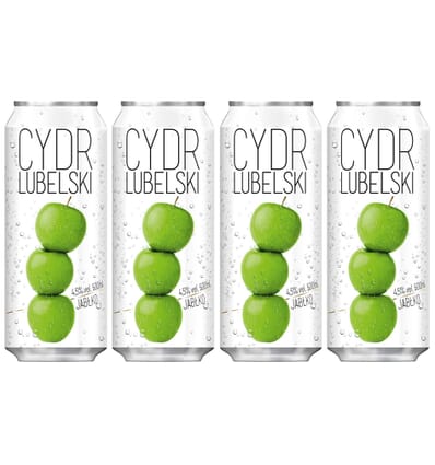 4x Lubelski cider 500ml can