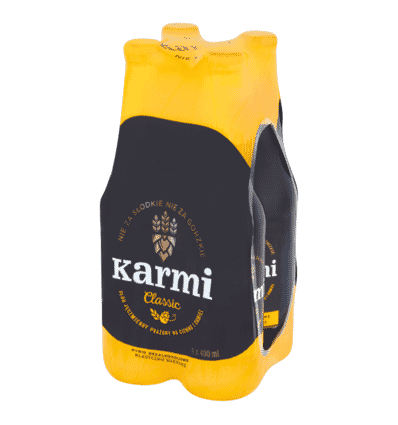4x Caramel beer Karmi bottle 400ml
