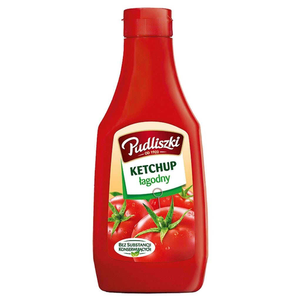 8x Ketchup łagodny Pudliszki 480g