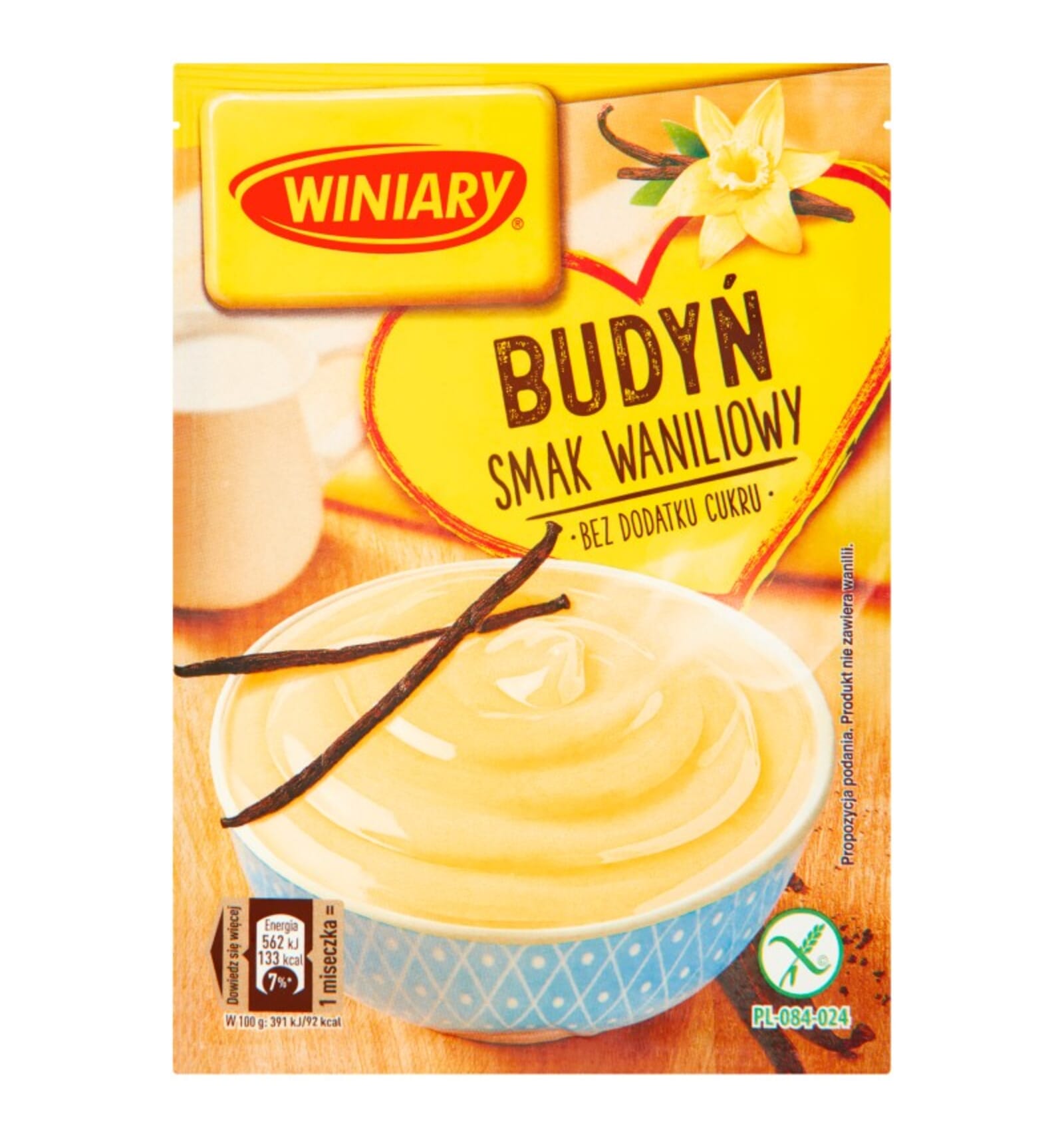 Buy Sugar-free vanilla pudding Winiary 35g
