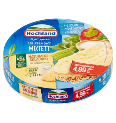 Mixtett cream cheese Hochland 200g